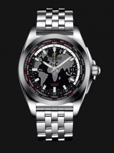 Sturdy Steel Case Breitling Galactic Unitime SleekT Fake Watches