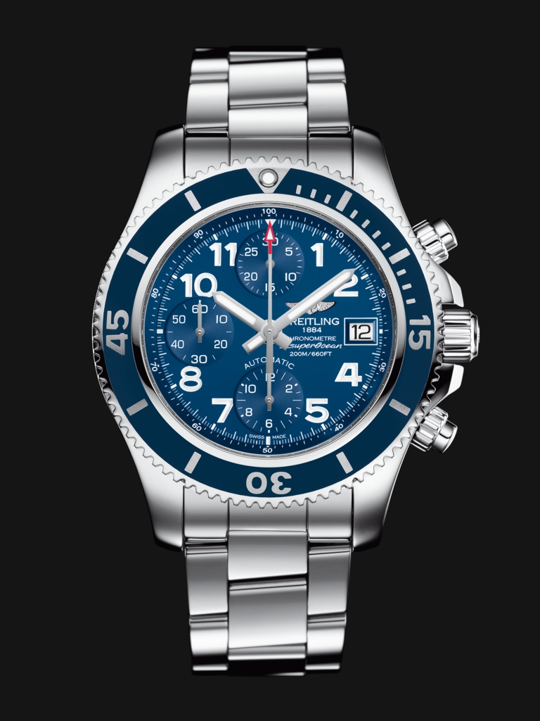 Distinctive Blue Dials Breitling Superocean Chronograph 42 Fake Watches