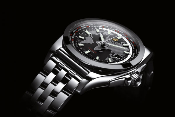 Breitling Galactic Unitime Replica Watches With Black Dials