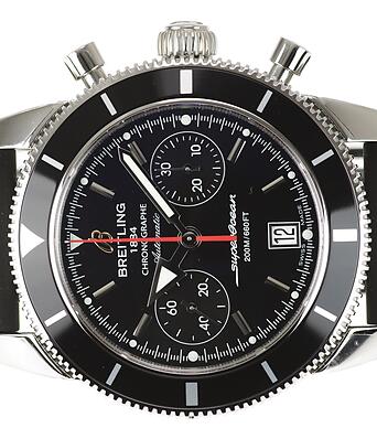 Two Sporty Black Straps Fake Breitling Superocean Héritage Chronographe 44 Watches Practical At Sea