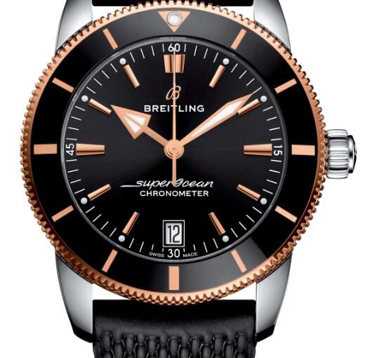 Two Refreshing Fake Breitling Superocean Héritage II Watches Online Decorated With Rose Gold