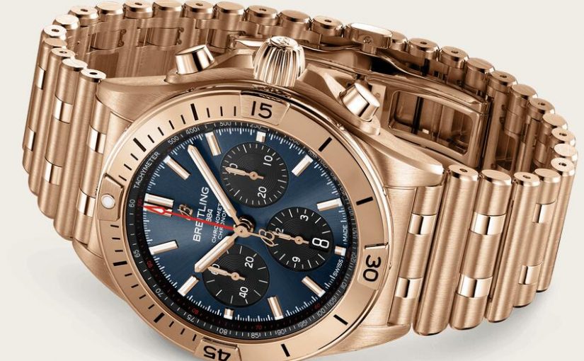 Breitling Honors The NFL’s Biggest Stage With Exclusive Rose Gold UK Best 1:1 Replica Breitling Chronomat Watches